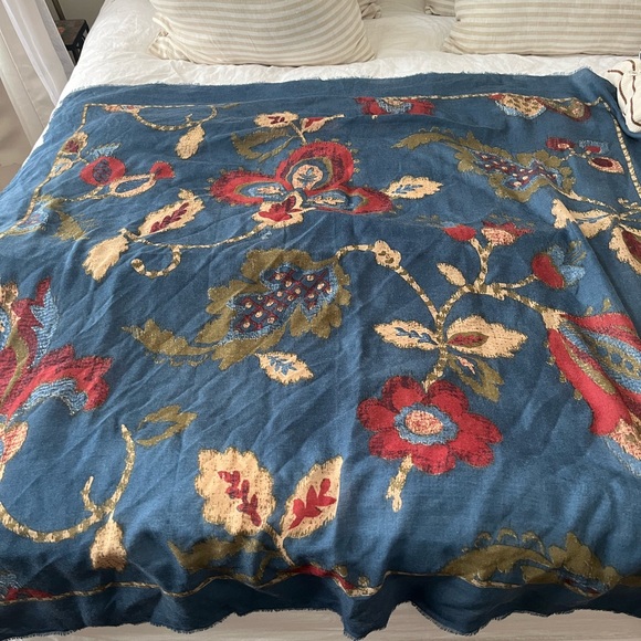 Sezane pio scarf. Blue merveille print. - Picture 6 of 7